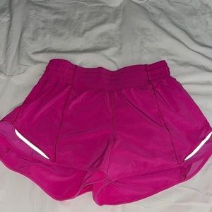 size 6 lululemon sonic pink high rise